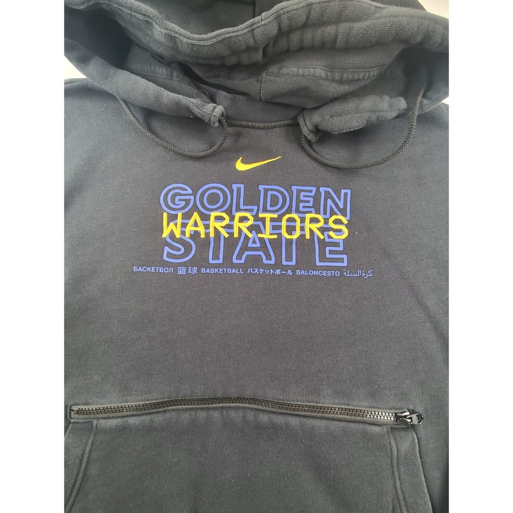 Nike Golden State‎ Warriors NBA Hoodie Mens XL Black Pullover Basketball Team